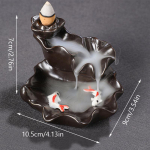 1 tk kingitused keraamiline ornament Koi kala tagasivoolu viiruki pliit sandlipuu pliit aroomiteraapia ahi