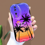 Armas koomiksimustriga kreemjas tekstuuriga korpus Lainelise servaga pehme silikoonkaanega telefoni&uuml;mbris Huawei Honor Infinix Tecno iPhone'i jaoks Honor 30S Russia valge