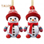 1 paar koomiksikujude ripatsit, lihtne riputada akr&uuml;&uuml;list j&otilde;uluehted V&auml;rvilised korduvkasutatavad rippuvad ripatsid piduliku kodukaunistusega j&otilde;ulupuu F