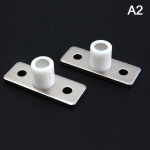 2 tk P&otilde;randakinnitusega puidust l&uuml;kandukse juhtrulliku hoidiku &uuml;laosa 3*3*2cm