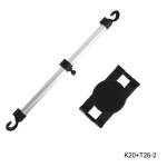 Auto tagumine padjatelefoni hoidik, tahvelarvuti, auto tugiklamber, istme tagumine peatoe kinnitusklamber iPad Pro 12,9 13-tollise teisaldatava jaoks