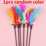 Funny Kitten Cat Teaser Interaktiivne m&auml;nguvarras kellukese ja sulgedega m&auml;nguasjad kassidele Teaser Interaktiivne m&auml;nguvarras Lemmikloomade kasside m&auml;nguasjade pulk