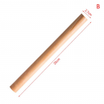 1 tk puidust taignarull Pasta pelmeenide valmistamiseks Fondant taignarull K&ouml;&ouml;git&ouml;&ouml;riistad 25x2.7cm