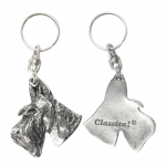 Scottish terrier, Aberdeen Terrier, Scottie, Aberdeenie I - Silver-plated dog pendant, handbag decoration, backpack pendant by Art-Dog brand