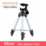 65cm Mobiiltelefoni Laua Foto Kalastusvalguse Kinnitus: Alumiiniumsulamist P&ouml;&ouml;rlev Live Statiiv L&uuml;liti 65cm Tripod