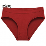 Naiste alusp&uuml;ksid, &uuml;hev&auml;rvilised elastsed v&ouml;&ouml;koha keskel, &otilde;mblusteta &otilde;huke niit, pehme antiseptiline hingav intiimriided naiste aluspesu p&uuml;ksid M punane