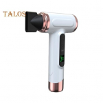 Juhtmeta f&ouml;&ouml;n 200 W 15000 mAh USB taaslaetav reguleeritav LCD-ekraan Kiire kiire kuivamine, v&auml;hese m&uuml;ratasemega kaasaskantav naiste f&ouml;&ouml;n valge