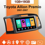 Android Carplay Auto Raadio Toyota Allion Premio 2001-2007 jaoks Multimeediam&auml;ngija Peaseade Stereo GPS Navigatsioon BT WIFI 2+32GB 1+16GB