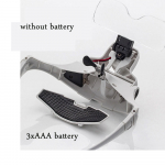 Peapaela suurendusklaasid LED-suurenduspeaga kinnitatav luup valge