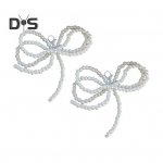 1 paar kingade kaunistusv&otilde;lusid, vibu kujuga kunstp&auml;rlitega helmestega klambriga DIY kingapaelad, sandaalid Kingatarvikud V&otilde;tmehoidja kott Auto amuletid A