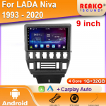 LADA Niva 1993&ndash;2020 Android-autopleier, keskne navigeerimine 4G GPS-multimeedia juhtmevaba Carplay stereoekraani peakomplekt 2DIN 4 core 1GB+32GB carplay