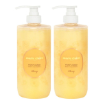 Marie Claire Perfumed Body Cleanser Body Wash Peony 800ml, 2 units beige