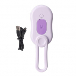 Lemmikloomade auruhari USB laadimispihustav kassihari eemaldamiseks Eemaldage staatilised lendlevad juuksed Isepuhastuv koerte massaažihari koertele kassidele Lemmikloomade hooldamise t&ouml;&ouml;riist lilla