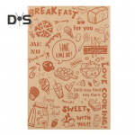 1 rull-k&uuml;psetuspaber toidupakendite kuumuskindel keskkonnas&otilde;bralik frit&uuml;&uuml;r Ohutu mittenakkuva k&uuml;psetuspaber toiduvaru valge