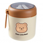 530 ml vaakumisolatsiooniga purk 304 roostevabast terasest kokkupandava lusikaga lekkekindel l&otilde;unas&ouml;&ouml;k piim termiline kohv