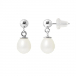 K&otilde;rvar&otilde;ngad - PERLINEA - komeet - 6-7 mm kultiveeritud p&auml;rlid - valge kuld - 2-aastane garantii