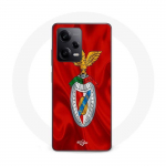 Coque Maniacase pour Xiaomi Redmi Note 12 Pro 5G slb benfica fond rouge
