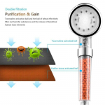 K&otilde;rgsurve v&auml;rviline LED negatiivne ioonfilter k&auml;eshoitav du&scaron;ipea vannitoat&ouml;&ouml;riist Automaatne v&auml;rvimuutus praktiline