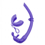 Paindlik rulli keeratav silikoonsnorkel ujumissnorkel rippuva pandlaga Vabasukeldumissnorkelsukeldumistarvikud 10