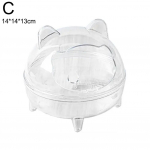 Hamster Sand vannikindel Eemaldatav t&auml;ielikult l&auml;bipaistev v&auml;ike karu vannitoalemmik Golden T N0Z0 L-1pcs