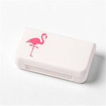 Kaasaskantavad minipillikarbid, ravimikarbid, 3 resti, reisi koju Meditsiiniliste ravimite tablett, t&uuml;hi konteiner Flamingo