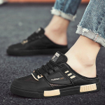 Moekad Meeste Tossud Suve V&otilde;rk Hingavad Meeste Sussid Mood Poolikud Sussid 2024 Uued Meeste Jalutusk&auml;igukingad Ranna Pl&auml;tud 43 valge