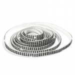 5m isekleepuv kristall-kivikeste kleebislint isetegemise kleebis-kivikeste teip kunsti-, k&auml;sit&ouml;&ouml;-, auto-, telefoni- ja auto sisekujundus valge