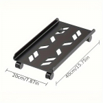 Reguleeritav Mobiilne Protsessori Alus, Ventileeritav Arvutitorni Alus PC Torni Alus 4 Rattaga Non Adjustable