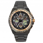 Citizen Promaster Skyhawk A-T Juubelipiiratud v&auml;ljaanne Must sihverplaat Eco-Drive JY8146-54E 200M Meeste k&auml;ekell must