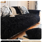 Pl&uuml;&uuml;sist Mugav Kate Elutuba Soe Talv Diivanir&auml;tik Universaalne Libisemisvastane Matt Diivanitekk Diivanipadi Paksenema Sametist Diivan 70x70cm 1pcs