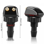 Auto kahe auguga esiklaasipesur Auto esiklaasipuhasti pesuri pihusti Otsik Puhasti Veejoa pihusti Sobib enamikule automudelitele 1PC