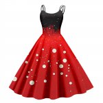 Naiste j&otilde;ulukingitused j&otilde;uluvana m&uuml;ts, tr&uuml;kitud seksikas &otilde;lavaba punk vintage kleit XL