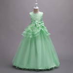 CUHK t&uuml;drukute kleit printsessikleit &uuml;hev&auml;rviline lilleline pikk maapikkuses &otilde;htukleit puhvis printsessi kleit 150