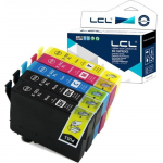 Cartouche d'encre LCL &uuml;hilduv 502 XL, Epson XP-5100 XP-5105 WF-2860 WF-2865 &ndash; Noir/Cyan/Magenta/Jaune