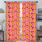 Aknakardin Toale 2 paneeli M-MarimekkoS Kaasaegsed elutoa kardinad Varjud Halloweeni kaunistus Kodu sisekujunduse kardinad W96xH213cmx2pcs-CL