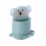 Multifunktsionaalne hambaharjahoidja Hoiukast Multifunktsionaalne tualett-tarbed Seina imemise t&uuml;&uuml;p Vannitoa hambaharja karp WC-tarvikud 13X10X8CM roosa