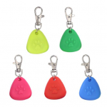 5 tk Koera kaelarihma valgus patareiga t&ouml;&ouml;tav LED koera turvavalgusti veekindel silikoonklamber