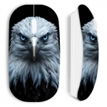 Souris - Maniacase - Aigle aux yeux bleus - Sans fil - Design ergonomique - Confort d'utilisation