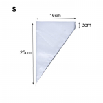 100 tk &Uuml;hekordsed kondiitrikotid Glasuurimiseks, kaunistamiseks, koogi, kondiitritoodete, koogikeste jaoks. Fondandi koogi kreemi kondiitrikoti otsikud K&uuml;psetust&ouml;&ouml;riistad 16x25cm