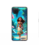 Coque - Maniacase - Galaxy A12 - Silicone - Souple - VAIANA ART ANIME