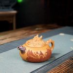 350ml Traditsioonilised Yixingi Lilla Savi Teekannud K&auml;sitsi Valmistatud Draakoni Pott Toormaagi H&uuml;pertermia Sektsiooni Muda Teekann Hiina Zisha Tee Komplekt