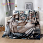 Seksikas pitsist iludust&uuml;druk daam koomiksianime tegelase tekk, pehme visketekk koduks magamistupp voodi diivan piknik kontorikate kingitus 30x40in