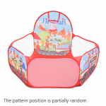 Tulet&otilde;rjeauto mustriga pallibassein laste ookeanipalli basseini tara telk siseruumides leibkonna m&auml;nguasjade bassein