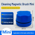 Kahepoolne magnetiline akvaariumi klaasikaabits ja harjapuhastusvahend