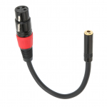 3,5 mm to XLR naissoost kaabel Professionaalse minipistikuga mikrofoni muunduri juhe kaamera arvuti XLR jaoks 2cm / 7.87in