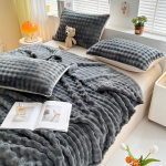 Imitation Rabbit Plush tekk &ndash; kontoriuinak, suvine kliimaseade, kogu hooaja diivan ja vooditekk 48x74cm (Pair of Pillowcases)