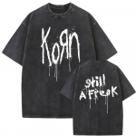 Pestud Vintage Rockb&auml;nd Korn Ftl 25 Follow The Leader T-s&auml;rk Meeste Gooti Vabaaja &Uuml;lisuured T-s&auml;rgid Meeste T-s&auml;rk Meeste Vintage T-s&auml;rk S