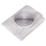 AirLock katuseakende aknatihend koos t&otilde;mbluku ja maagilise kleebisega majapidamises kasutatavast painduvast riidest tihendusplaat kaasaskantava kliimaseadme jaoks 4M valge