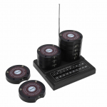 Traadita helistamiss&uuml;steem 1 kuni 10 20 kanalit Professionaalne kiip Plug and Play Restorani pageris&uuml;steemid EU Plug