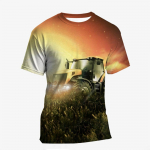 3D-prinditud uus traktori T-s&auml;rk Mood lapsed Lahedad t&auml;navar&otilde;ivad Hip-hop Naljakas T-s&auml;rk Meeste Naiste Naljakad l&uuml;hikeste varrukatega suvetopsid S